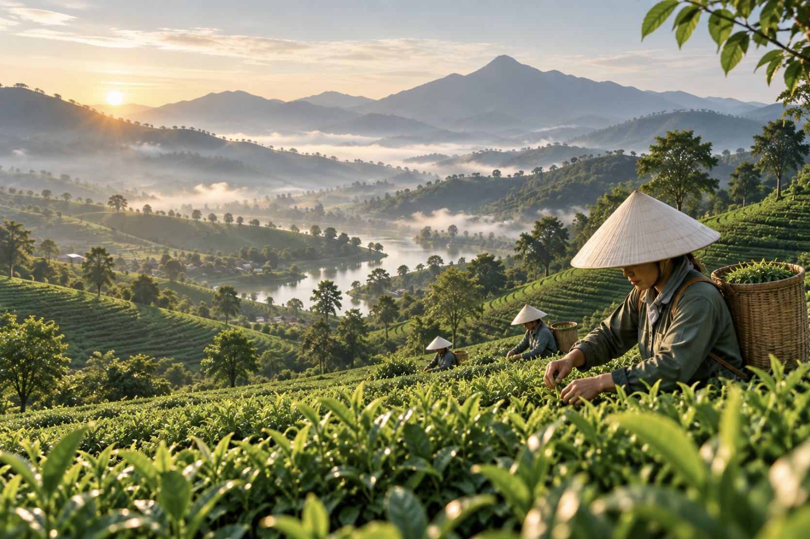 Tinh hoa đồi chè Thái Nguyên
